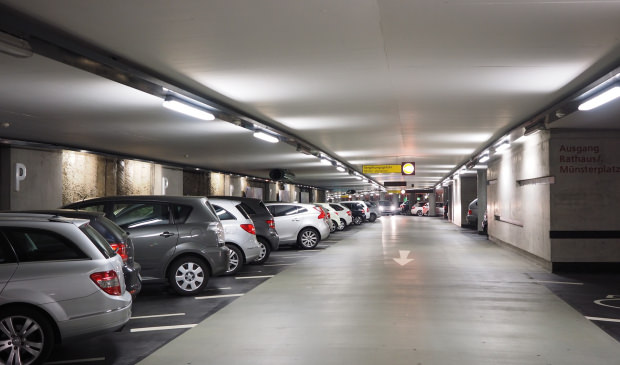 Parking souterrain à Lorient.
