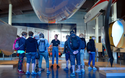 Visite guidée de la Cité de la Voile Eric Tabarly à Lorient La Base (Morbihan)