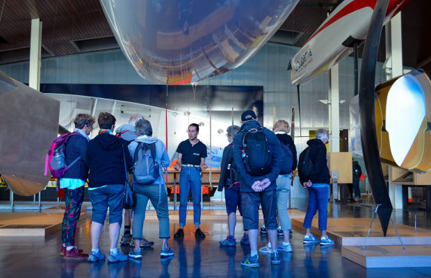 Visite guidée de la Cité de la Voile Eric Tabarly à Lorient La Base (Morbihan)