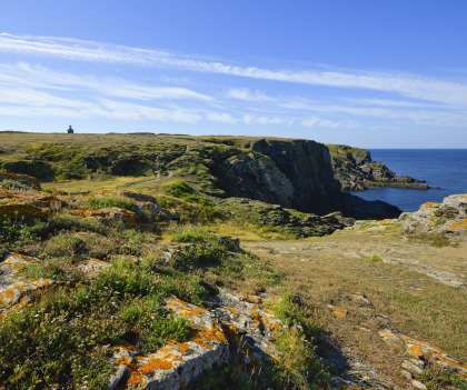 Réserve naturelle de l'Ile de Groix au phare de Pen Men (Morbihan)