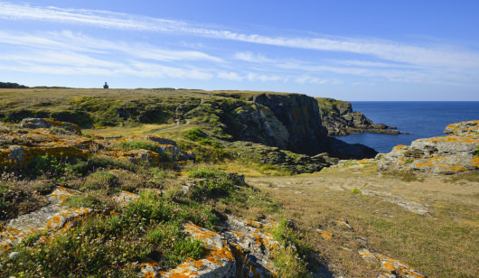 Réserve naturelle de l'Ile de Groix au phare de Pen Men (Morbihan)