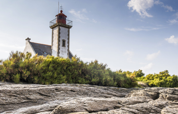 Phare de la Pointe des chats, à l'île de Groix.