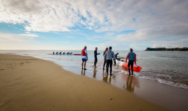 Pirogue à Guidel-Plages