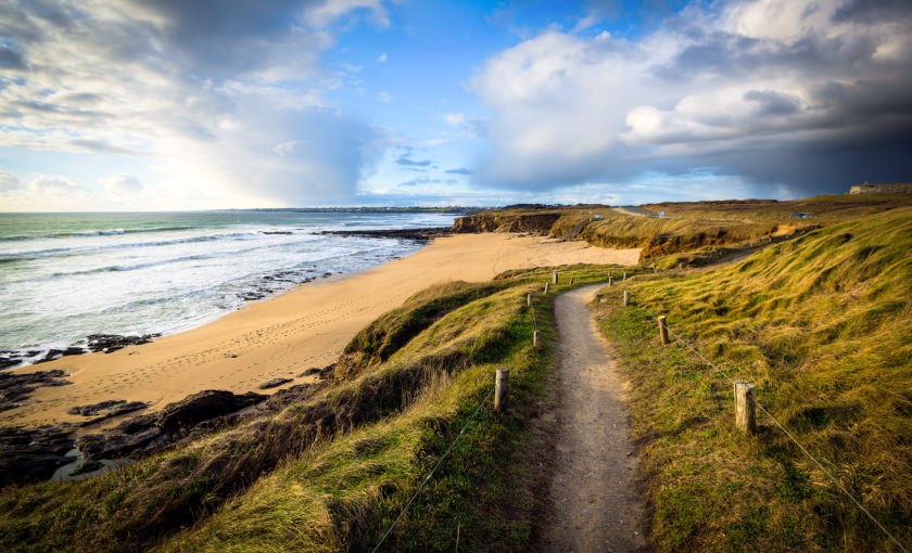 La Crique des amoureux à Guidel-Plages.