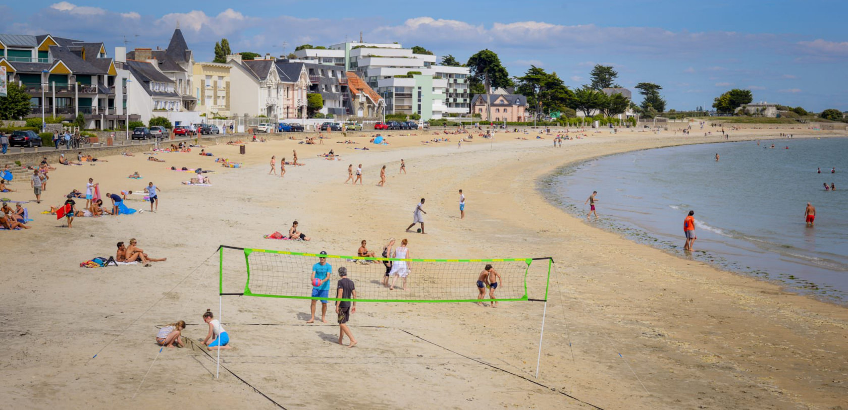 Plage de Toulhars à Larmor-Plage (Morbihan)