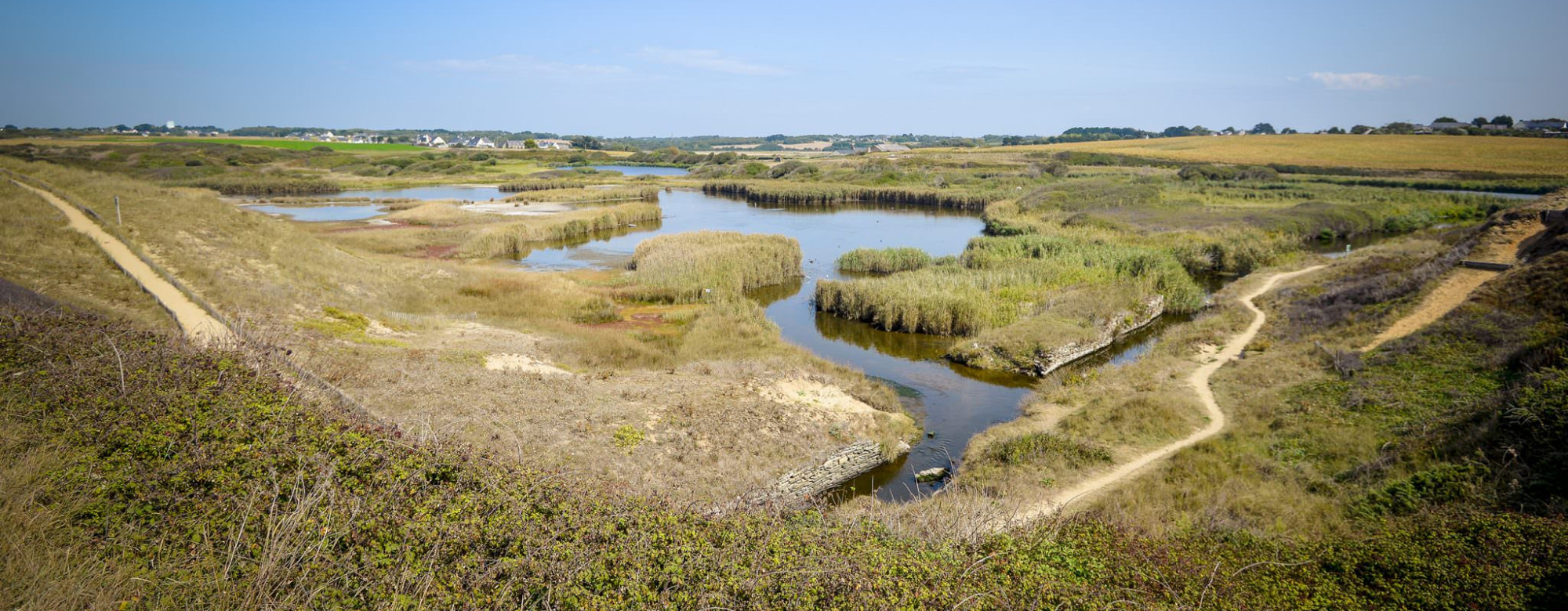 Guidel, les étangs du loch, réserve naturelle