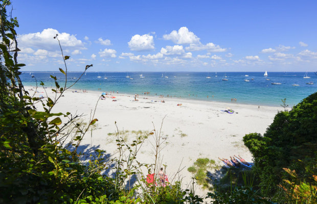 Ile de Groix, la plage des grands sables blanc