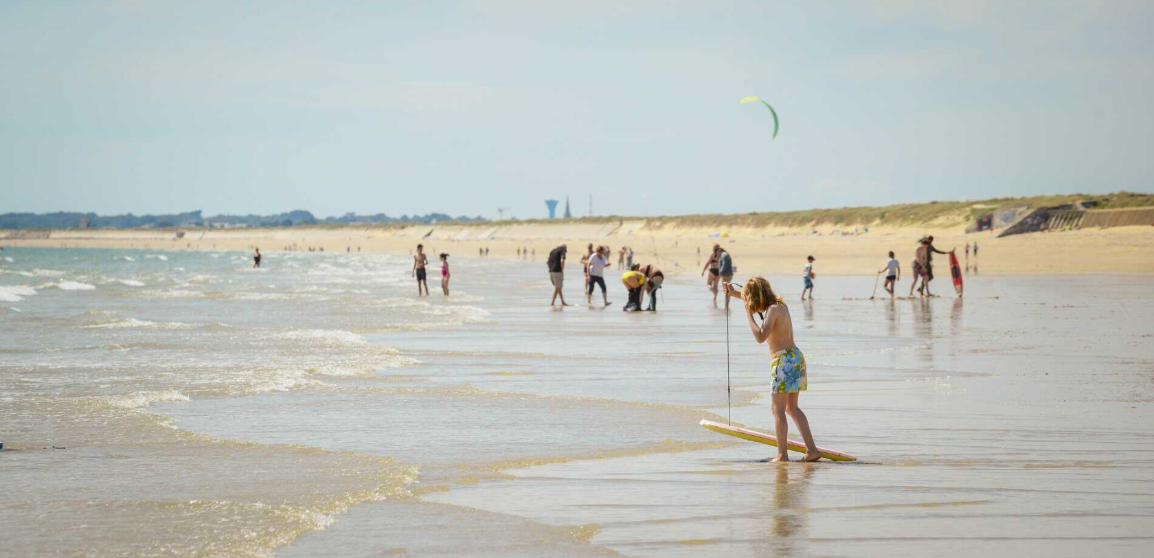 Plage du Linès, cordon dunaire de Gâvres à Quiberon, Plouhinec (Morbihan)