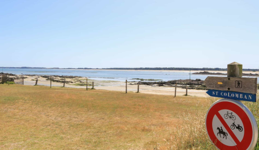Plage de Saint-Colomban à Carnac (Morbihan)