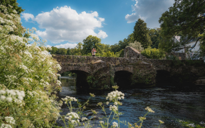 Balade sur le pont romain entre Cléguer et Pont-Scorff (Morbihan)