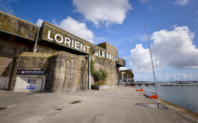 Lorient La Base, le quai vers le K3.