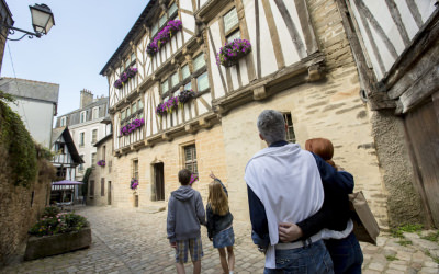 Quimperlé, maisons à colombage