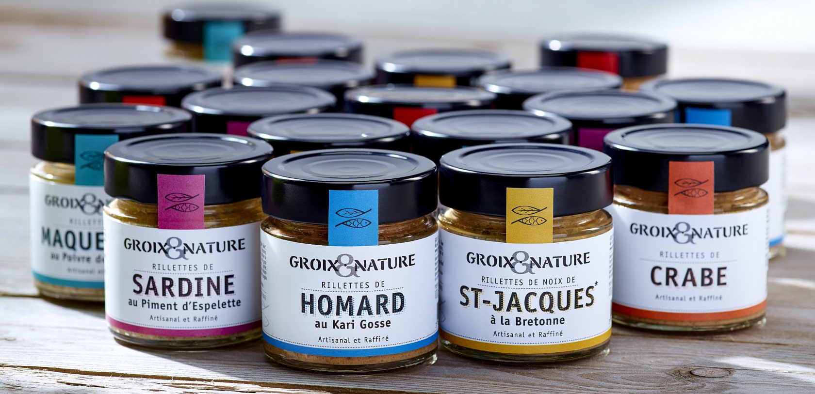 Rillettes de Groix & Nature, produits de la pêche locale de l'île de Groix (Morbihan)