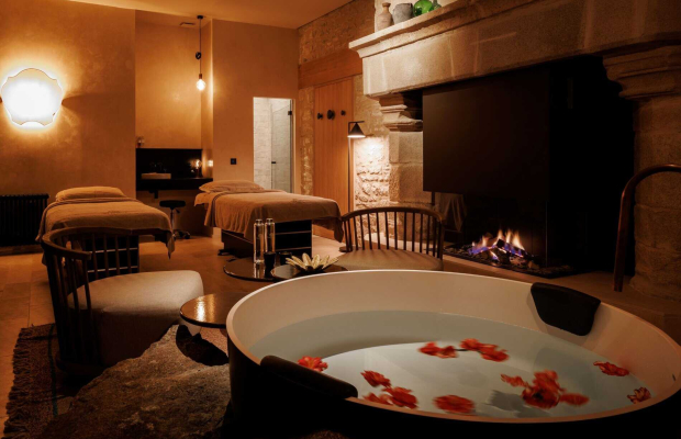Cabine de soins du Spa Macha au Domaine de Locguénolé à Kervignac (Morbihan)