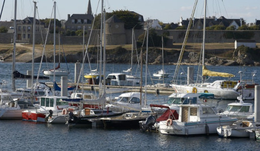 Port de plaisance de Gâvres.