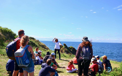 Balade contée de Sophie Joignan à l'île de Groix (Morbihan)