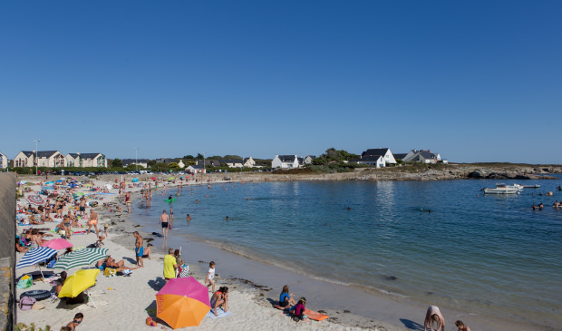 Ploemeur, plage du Courégant.