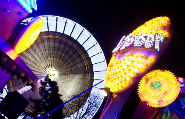 Fête foraine à Lorient (Morbihan)