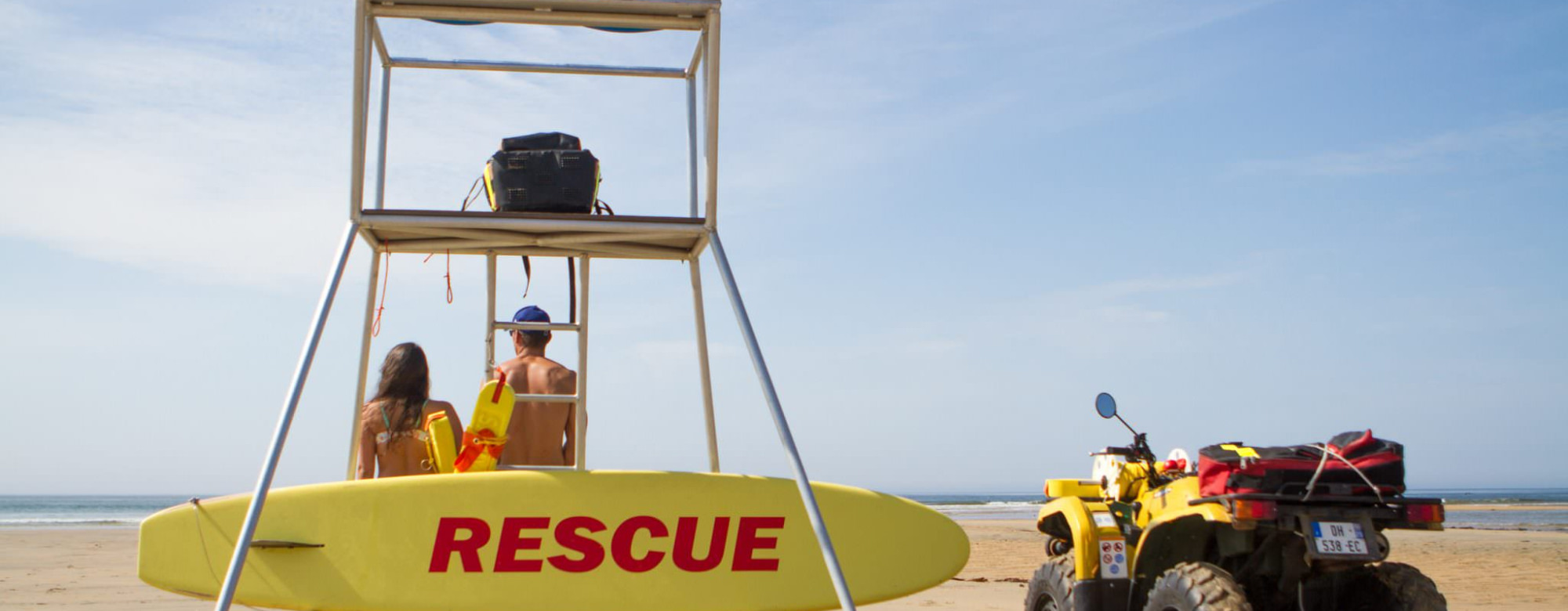 Tour de surveillance sur la plage, Guidel