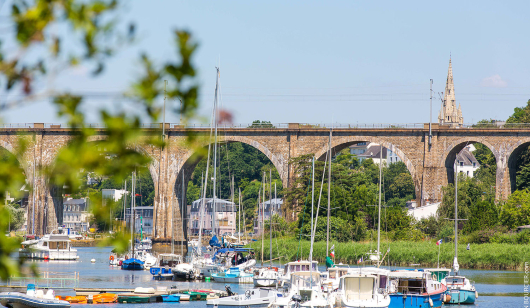 Le viaduc sur le Blavet à Hennebont