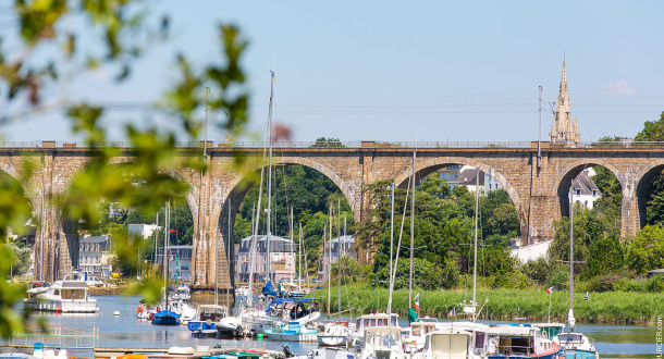 Le viaduc sur le Blavet à Hennebont