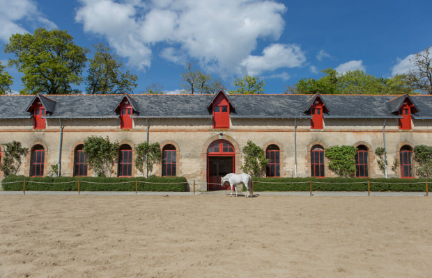 Façade du Haras National à Hennebont (Morbihan)