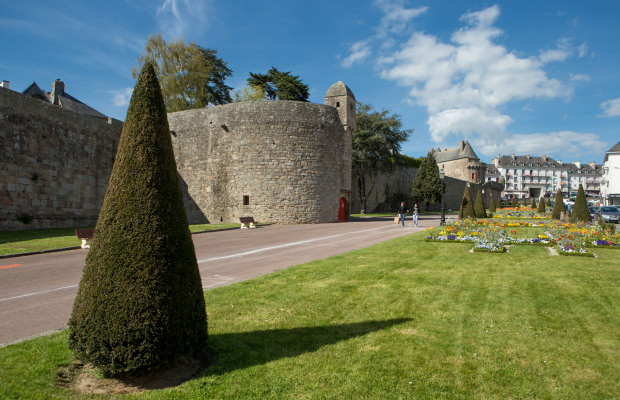 Les remparts d'Hennebont.(Morbihan) - © Thomas DEREGNIEAUX.