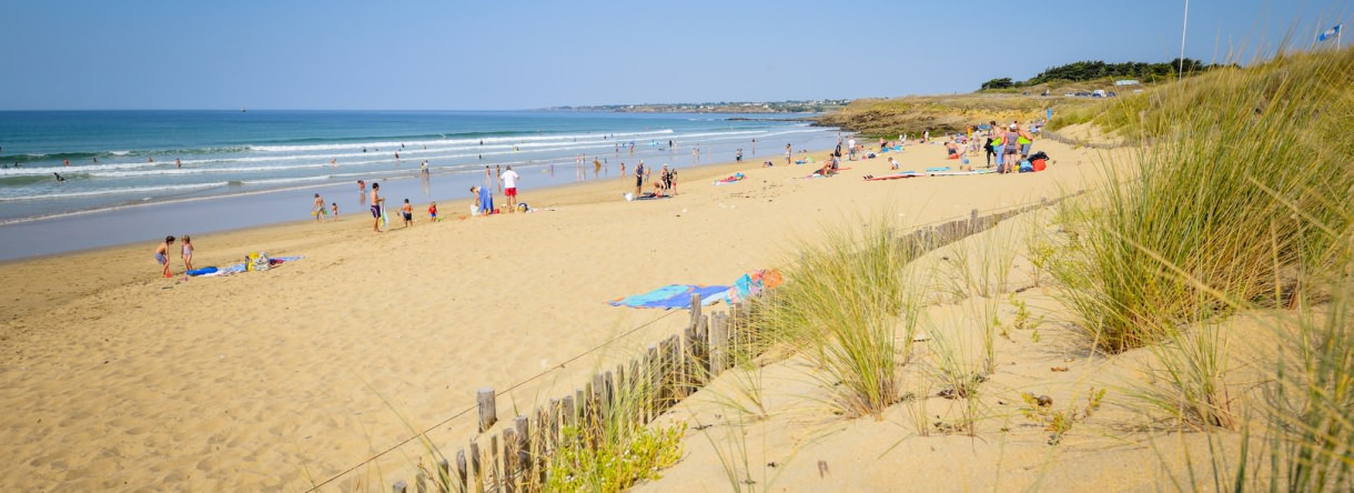 L'été à la plage du Loch à Guidel-Plages