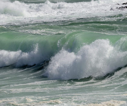 Belle vague à Guidel-Plage (Morbihan)