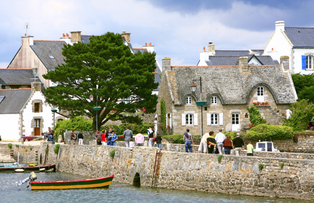 Village de Saint-Cado à Belz, près de la Ria d'Etel (Morbihan, Bretagne Sud)