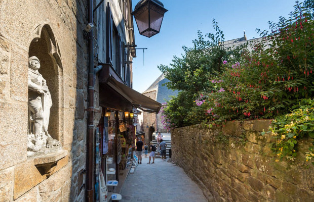 Ruelle du village du Mont Saint-Michel