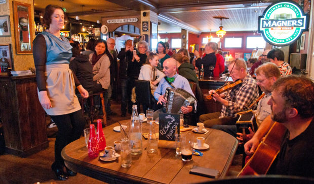 Fête de la Saint-Patrick au Westport Inn à Lorient.