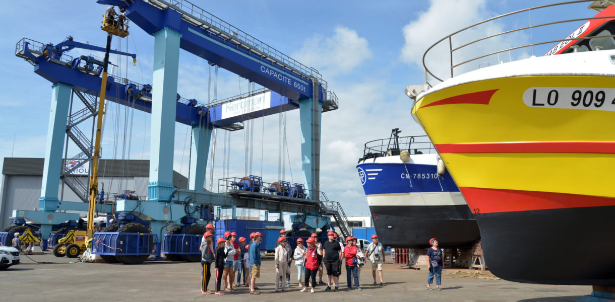 Lorient, visite du port de Keroman