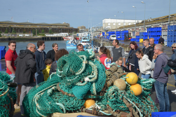 Lorient, visite du port de pêche