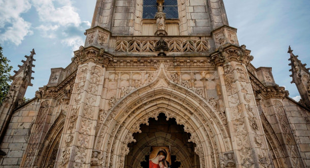 Eglise Notre-dame-de-bonne-nouvelle à Kerentrech, Lorient (Morbihan)