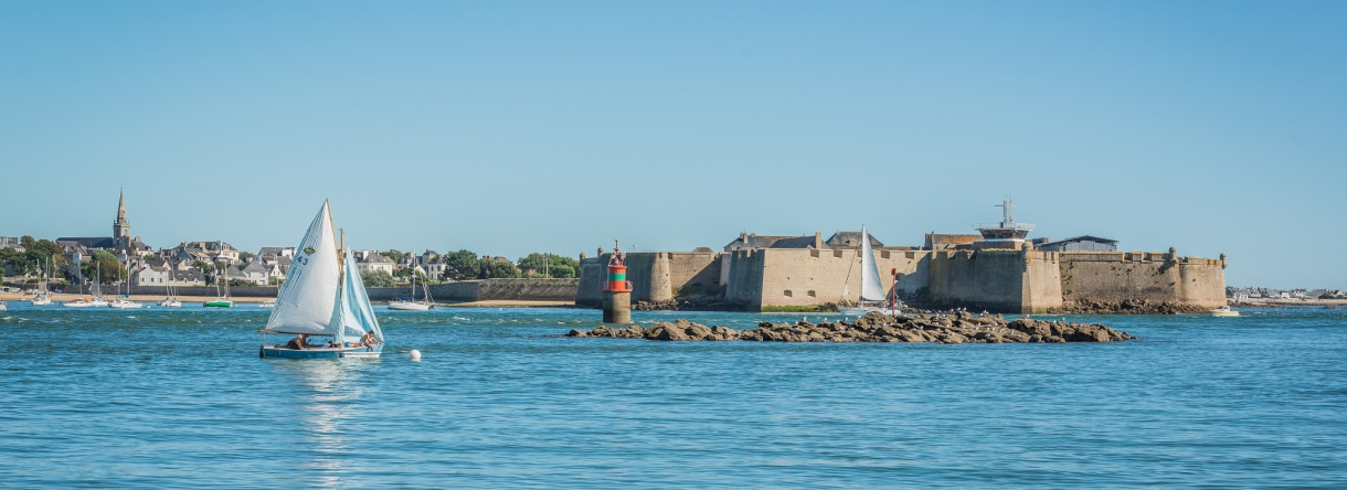 Vue sur la Citadelle de Port-Louis